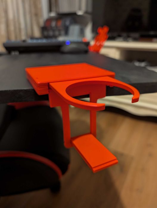 Suport pahar/bere retractabil pentru birou