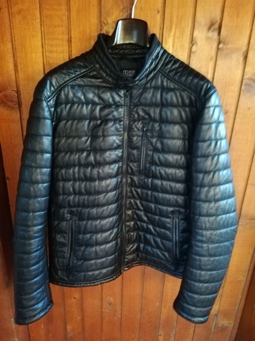 Geaca piele bărbati Ochnik xl