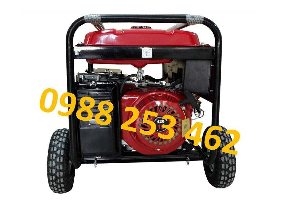 7.5 KW Генератор за ток монофазен с дисплей с ел. старт - 16 Hp