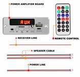 Modul mp3 cu slot pentru sd card usb radio fm bluetooth  2x25w