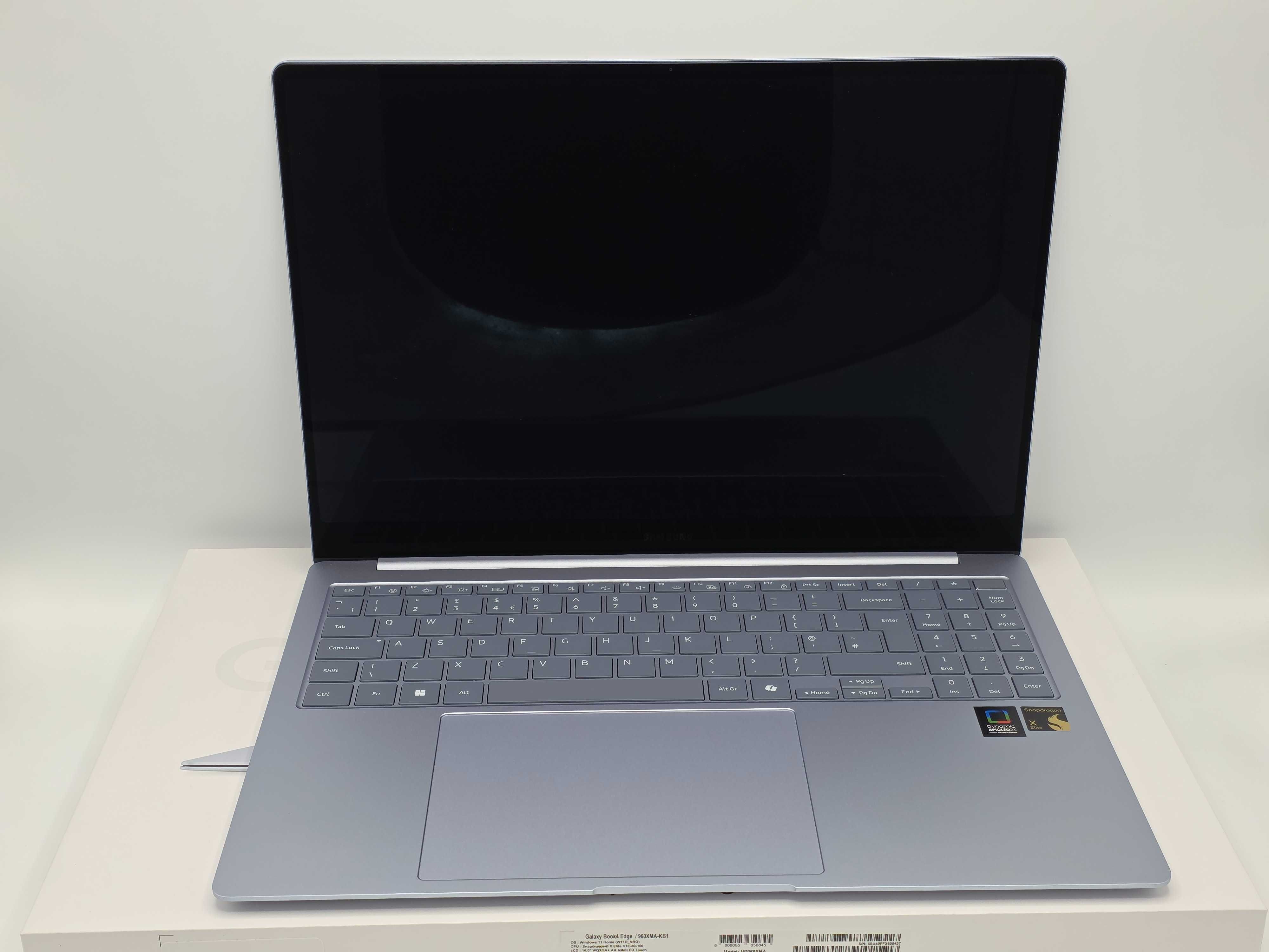 Laptop 16" Amoled Galaxy Book4 Edge Snapdragon X Elite X1E-80-10 512GB