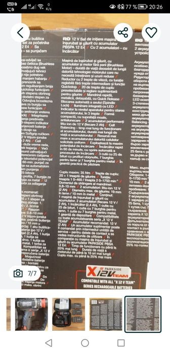 Trusa parkside completă