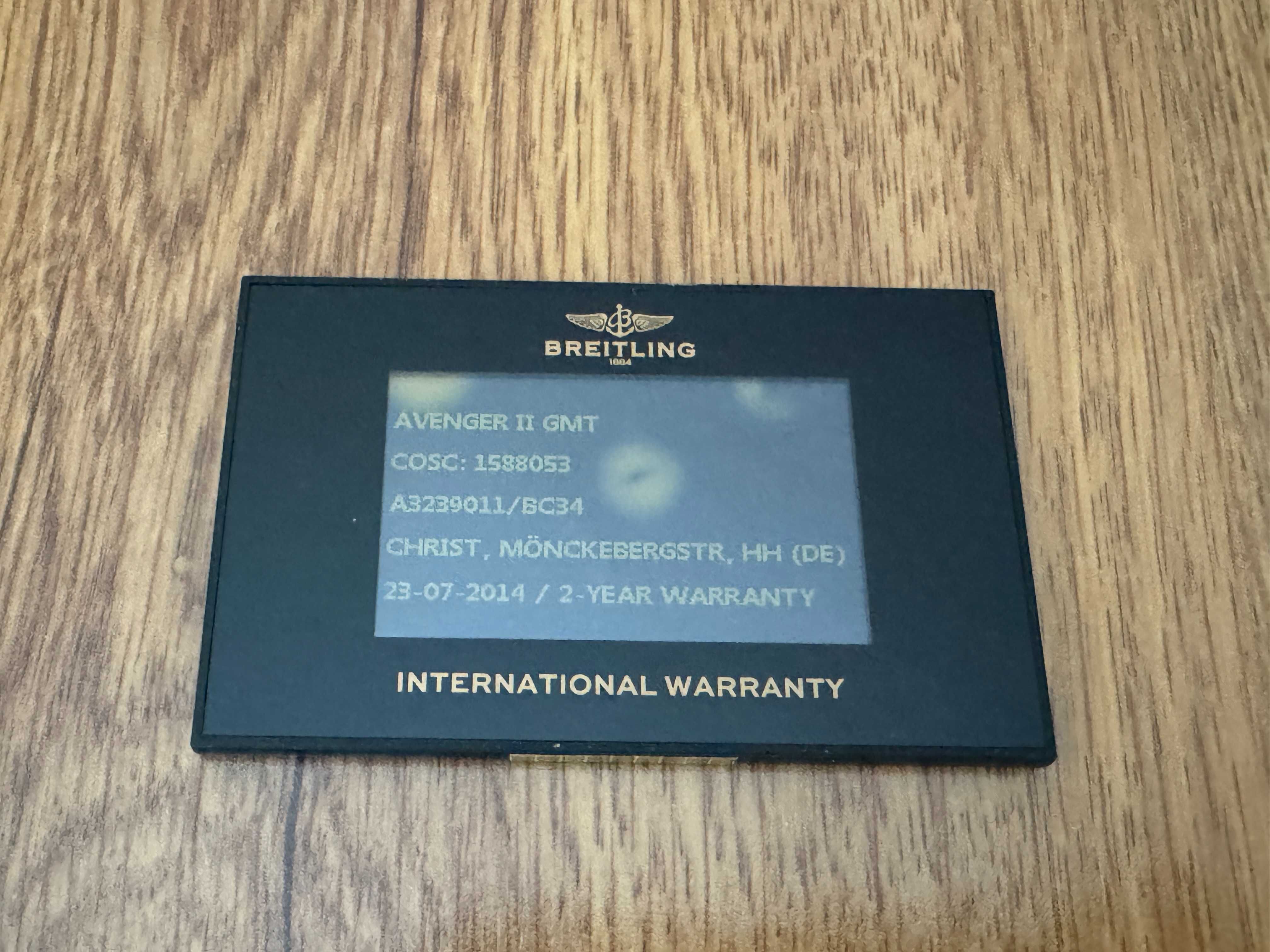 Breitling Avenger II GMT A3239011 / BC34