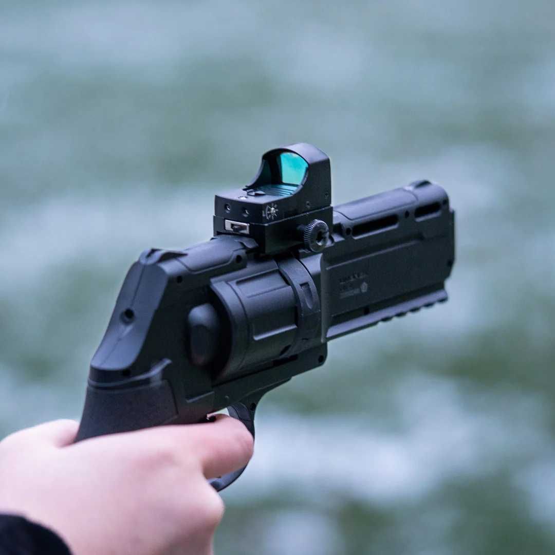 Pistol Cu Aer Comprimat CAUCIUC!! (20 JOULI) Co2 Airsoft Arma Gaz