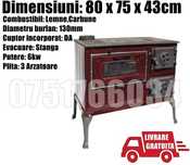 Soba Lemne Plita Cuptor Gatit Incalzit 6.4 kW LIVRARE GRATUITA SM