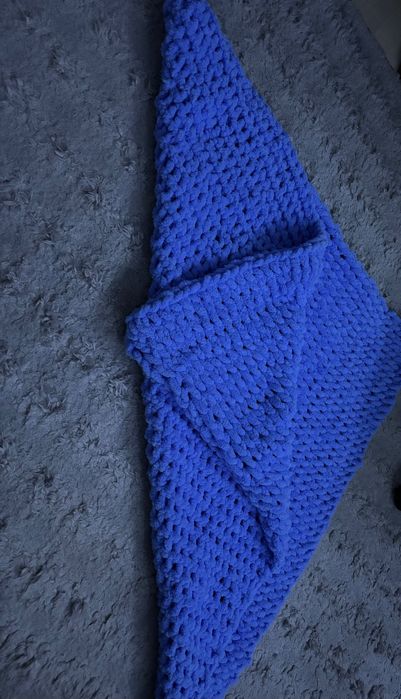 Ръчно плетено бебешко одеяло