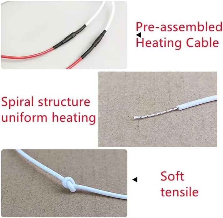 Нагревательный кабель 12к 33Ом люкс качества оптом цена