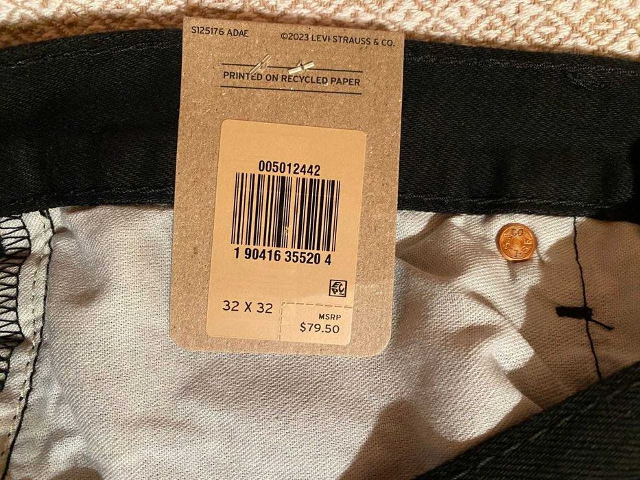 Джинсы Levi's 501 Original Fit размер 32x32