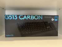 Tastatura mecanica gaming Logitech G513 Carbon GX Blue Clicky