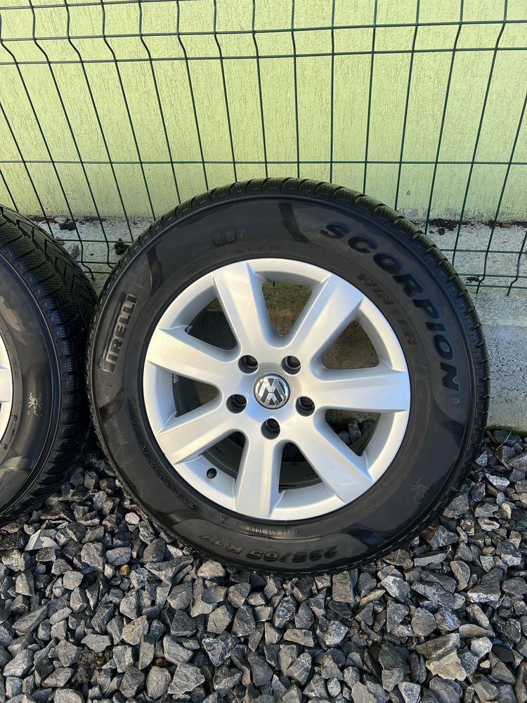 Jante + anvelope Touareg R 17  5x130
