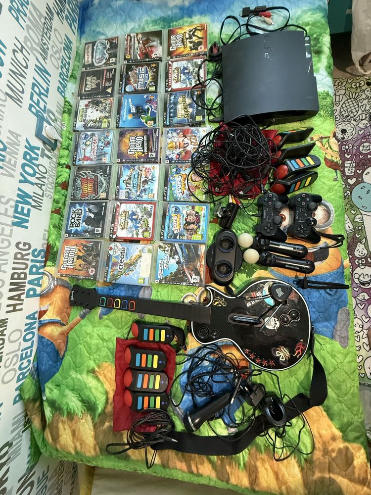 Play station 3,PS3 с много аксесоари