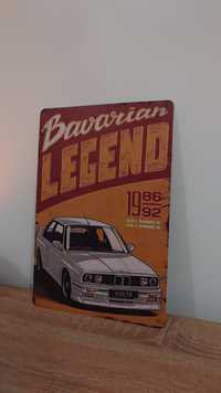 Метален постер Bavarian Legend E30