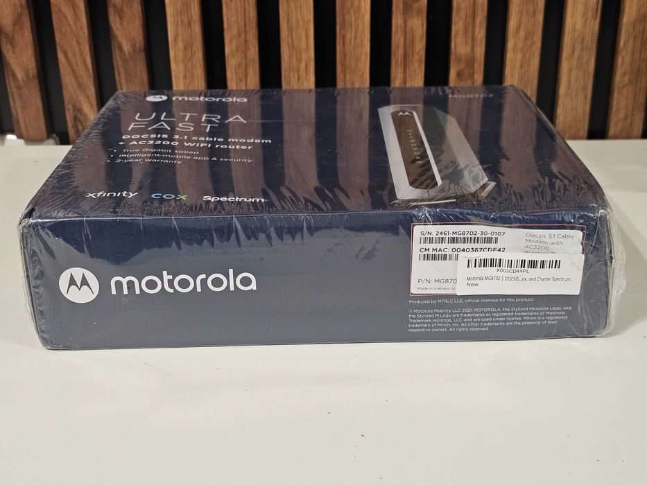 Router Motorola MG8702 AC3200 wifi