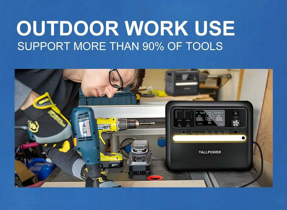 Generator portabil Tallpower V2400 LiFePO4 2.400W, 2.160Wh/Garanție!!