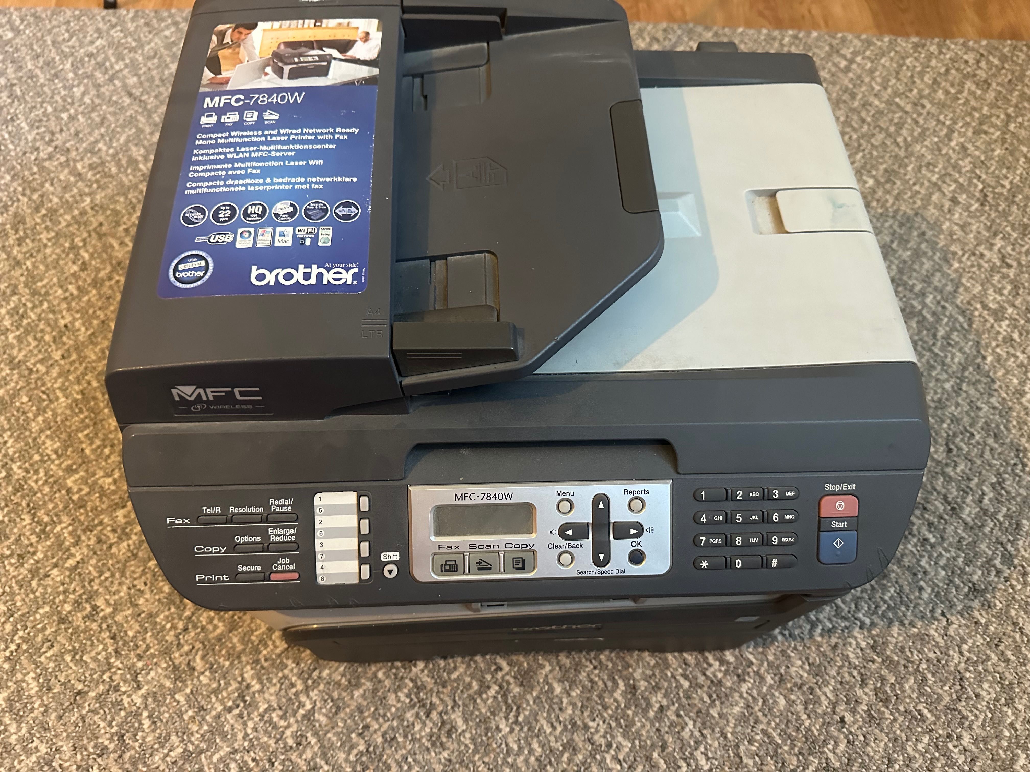 Imprimanta multifunctionala Brother MFC-7840W