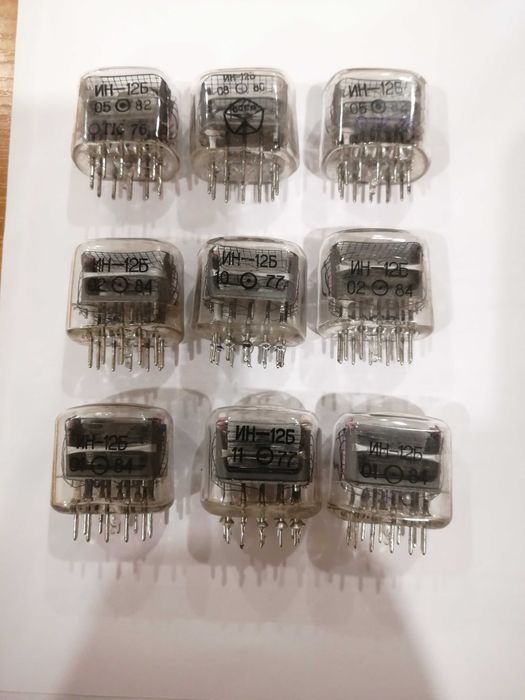 Индикаторные лампы ИН-12, ИН-16, ИН-15