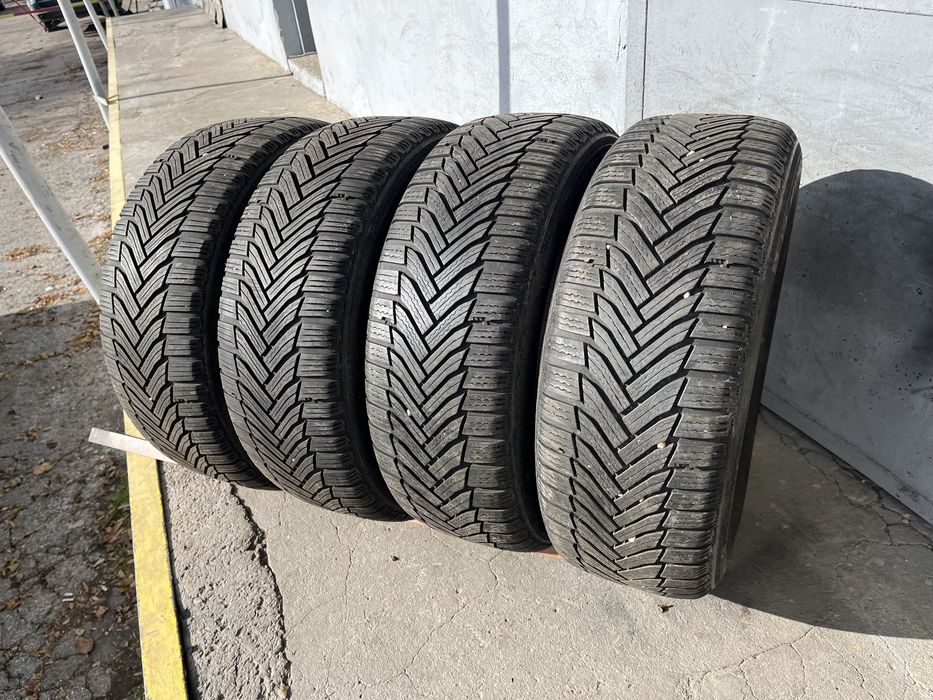 4 бр. зимни гуми 215/60/16 Michelin A6 5,5-6,5 mm DOT 1218