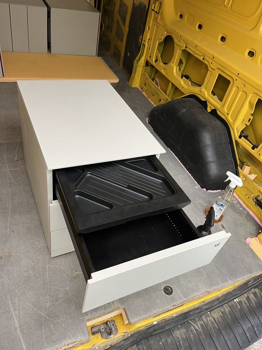 Rollbox Metalic STEELCASE cheie abs 3+1 sertare