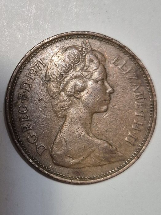 Monedă de colecție 1971 New Pence