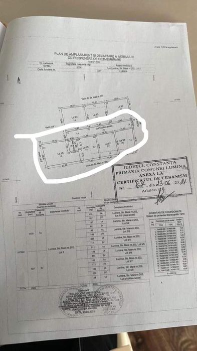 Teren strada privata Lumina