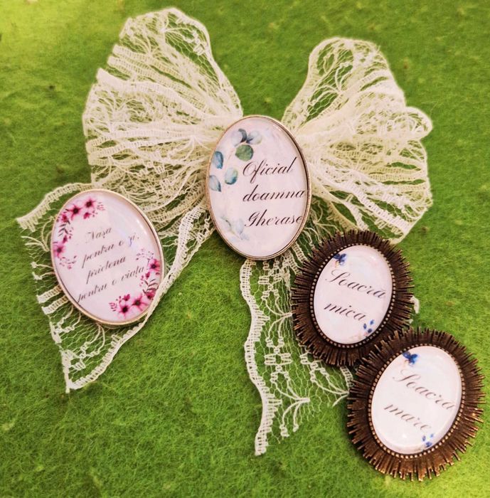 Set personalizat moț/turtă ;Set personalizat gătitul miresei/mirelui