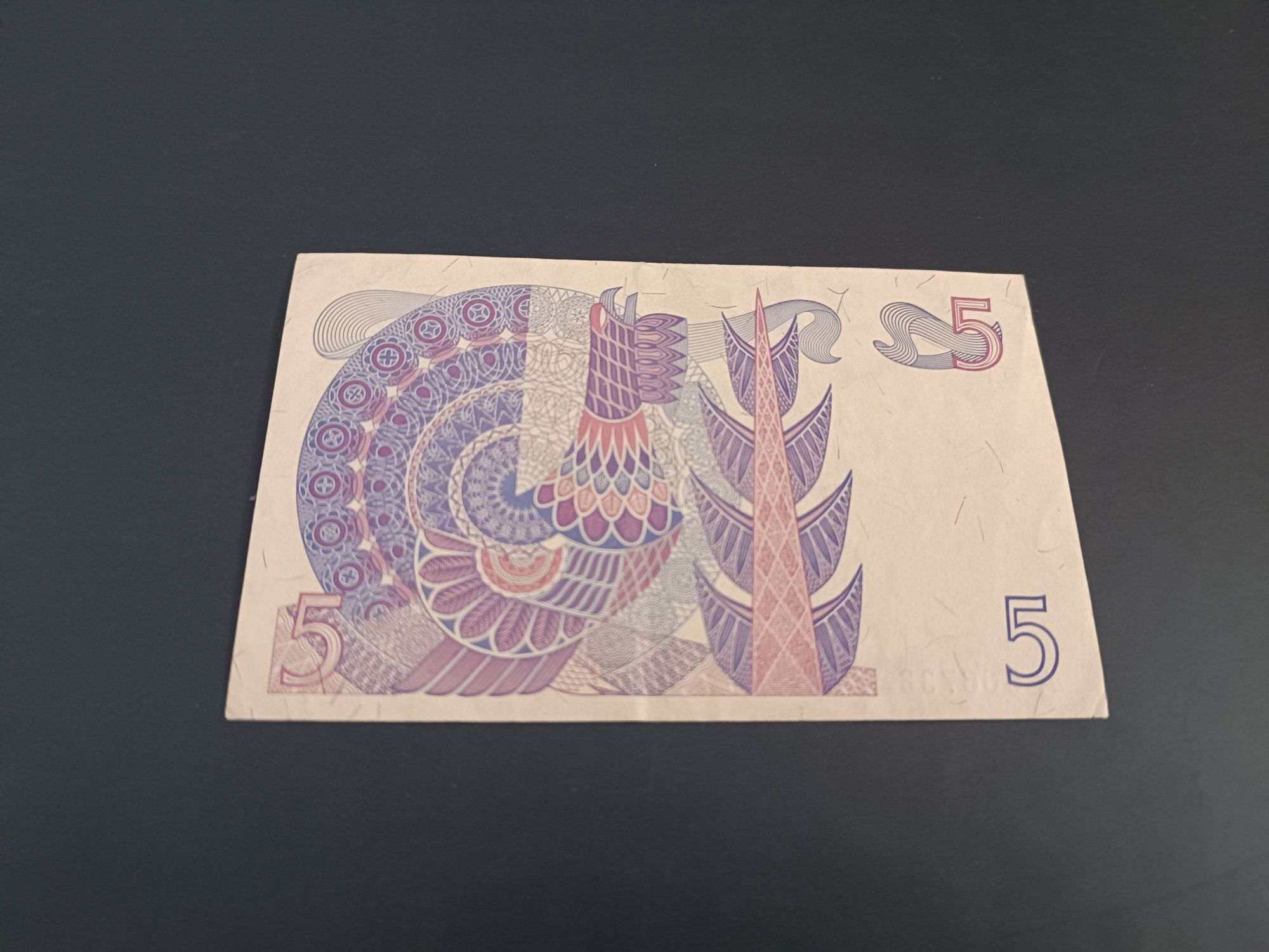 Bancnota 5 kronor 1981 Suedia
