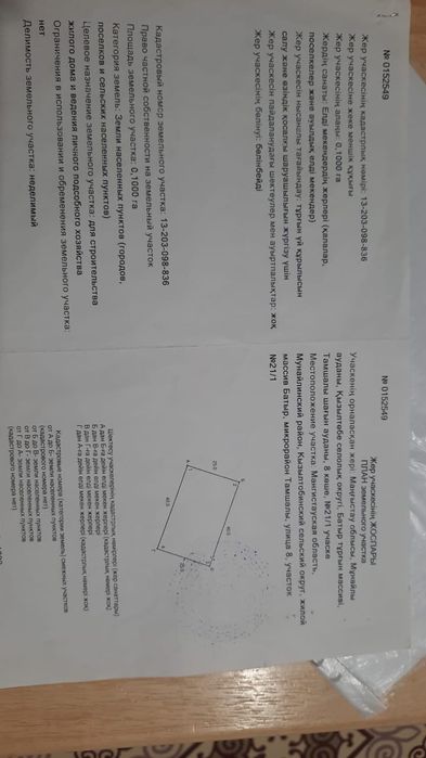 Жер орын сатылат