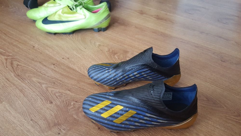 Adidas X19+ laceless детски футболни обувки бутонки 38 номер