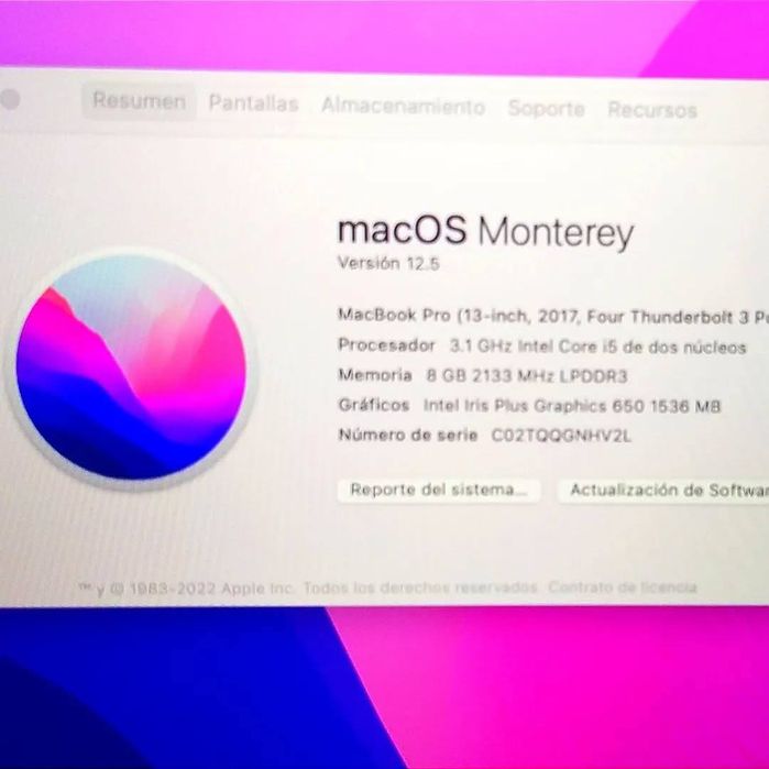 Macbook pro 13 2017