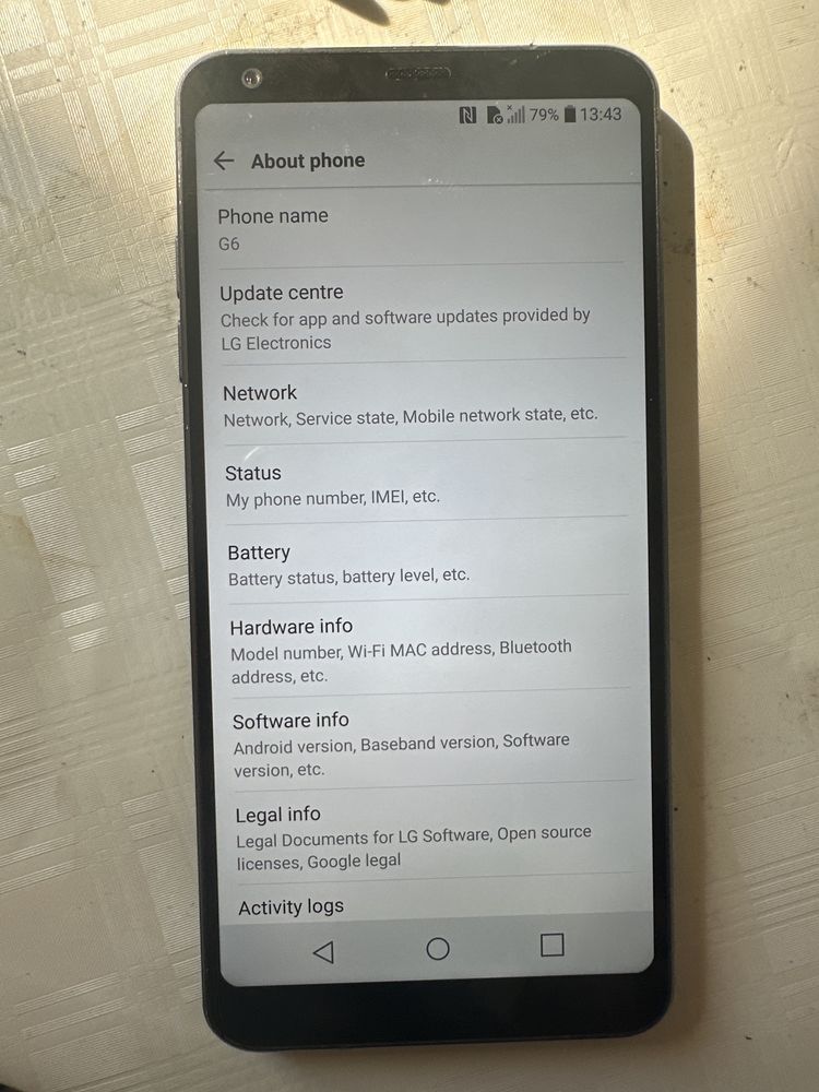 motorola g6 ,32 gb liber retea