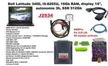Dell 3400 + Scanmatik 2 Pro, Passthru J2534 Odis Ista Xentry MUT3