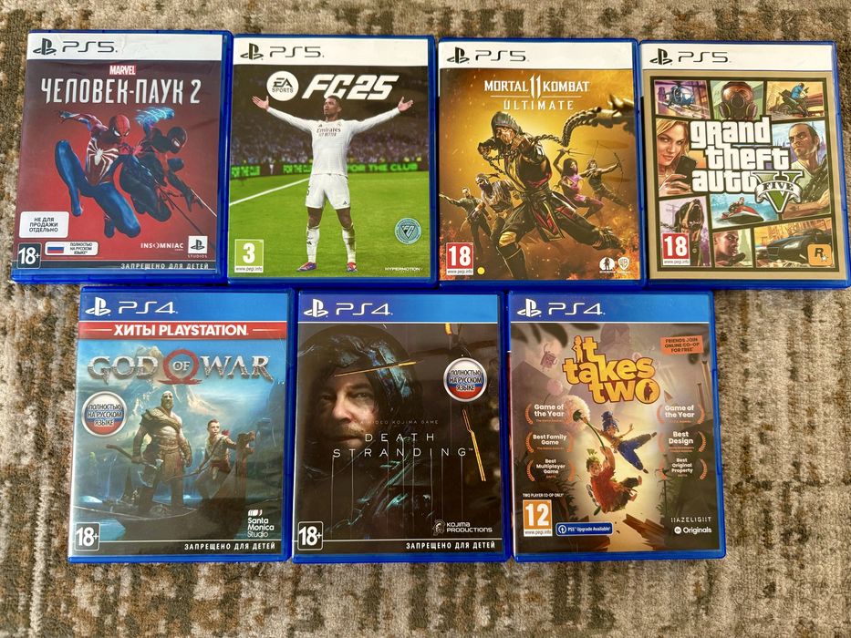 Игры диски пс ps sonyplaystation ps5 пс 4