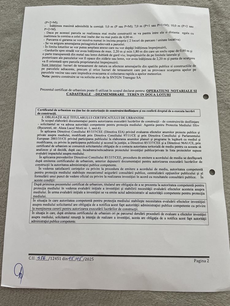 Teren de Vanzare Central Otopeni 550mp Str.Polona (Intrarea Tufanului)