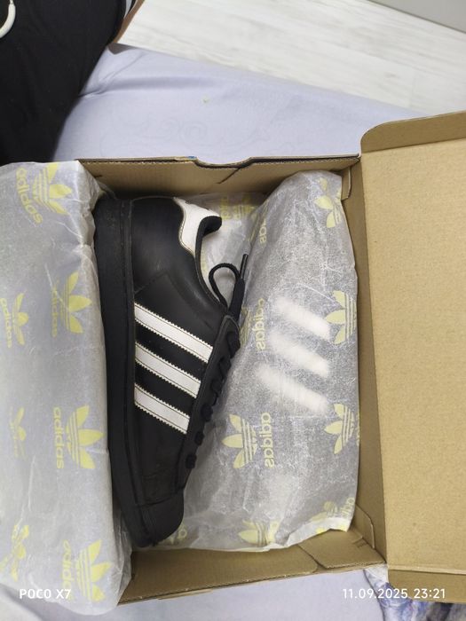 черные суперстары 36,5 сайз легит