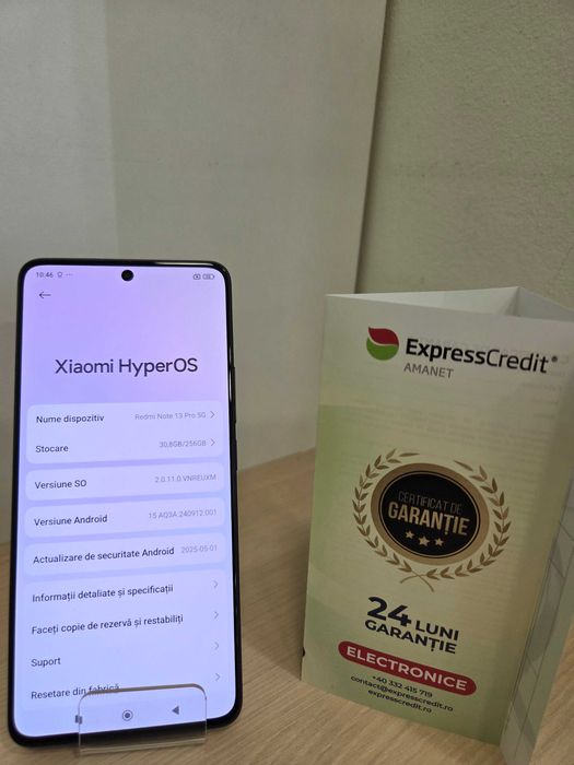 Xiaomi Redmi Note 13 Pro 5G (AG27 b.47546)-Garantie 2 ani
