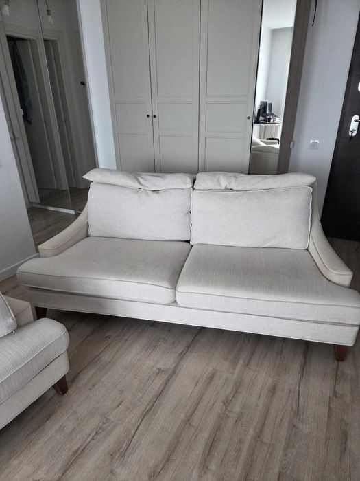 Canapele Selva second hand x 2 - Bej - super oferta - 2.500 lei total