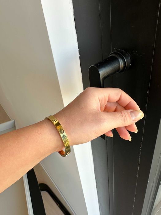 Bratara Love Cartier Gold cristale 16 dama