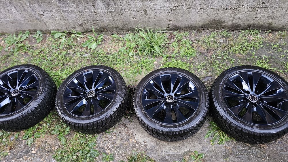 Jante bmw 5x120 r17 plus anvelope iarna