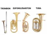 Predau lecții pentru Trombon, Eufoniu/Bariton și pentru Tubă