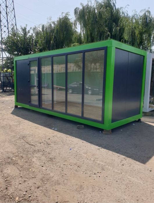 Container birou vestiar sanitar modular paza monobloc imbinate