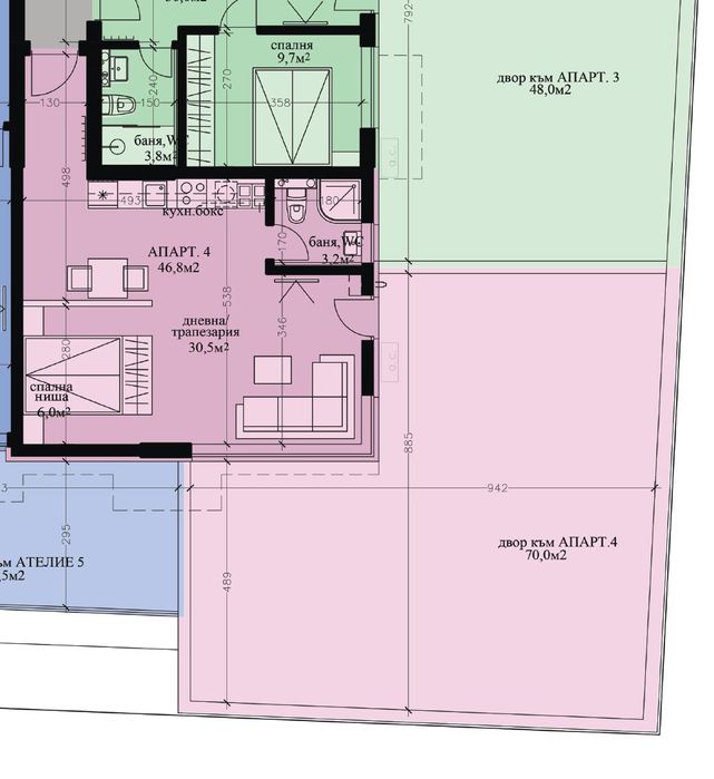 Продава се Едностаен апартамент в София, Студентски град - 57 кв.м за 3004 €/кв.м - Снимка #3