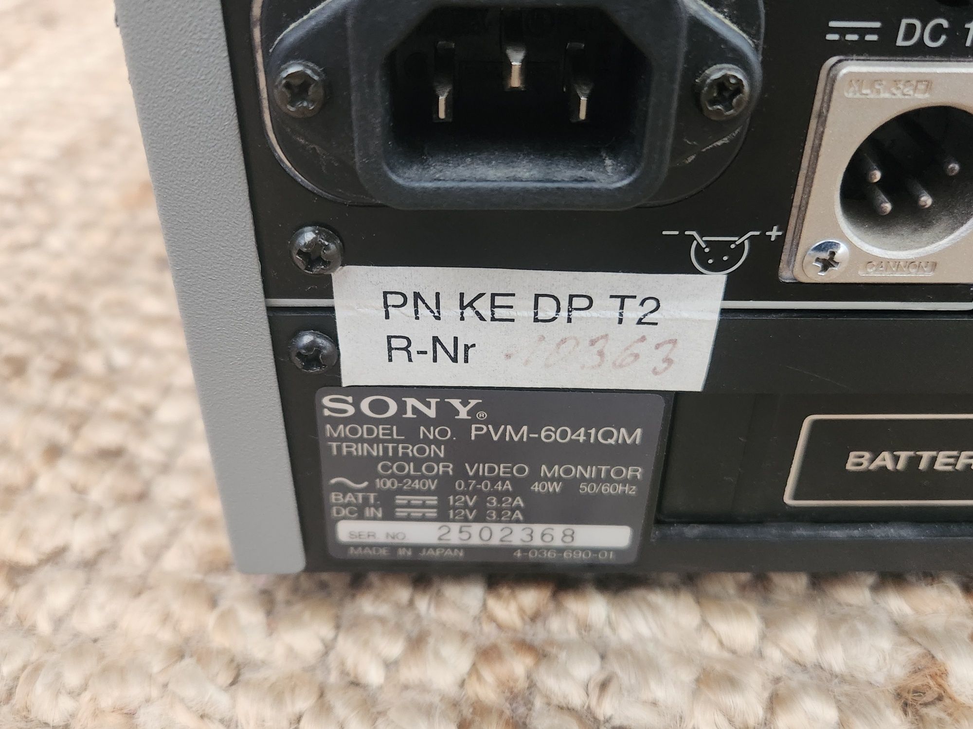 Monitor profesional Sony - retro gaming