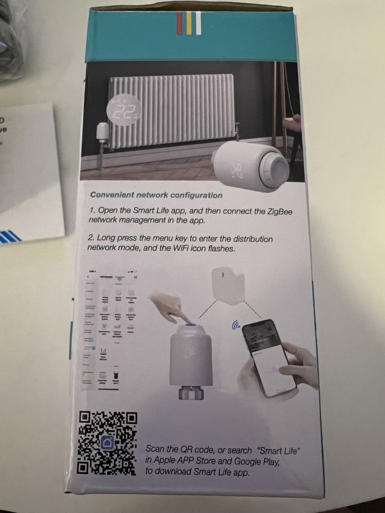 Cap robinet termostat smart calorifer zigbee