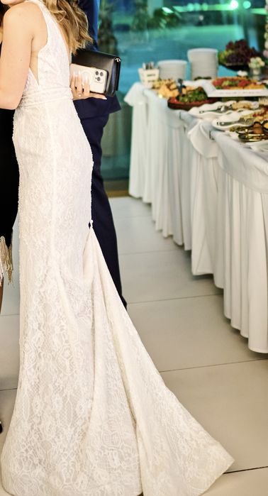 Vand rochie de mireasa sirena Ersa Atelier modelul Lia (nunta /M)