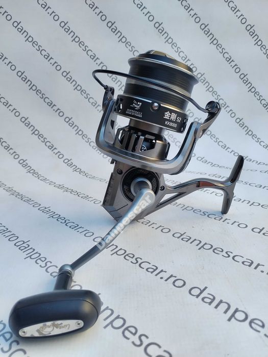 SET 4 Mulinete Crap Line Winder KK8000 cu tambur long-cast 0,40mm/260m