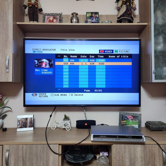 DVD recorder cu HDD 250 GB Panasonic DMR-EH65