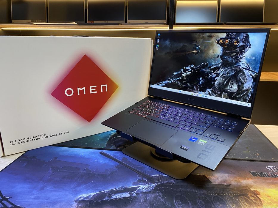 !!!МОЩНЫЙ!!! Игровой Ноутбук HP Omen Gaming 16 Core i7-12700H! RTX3070