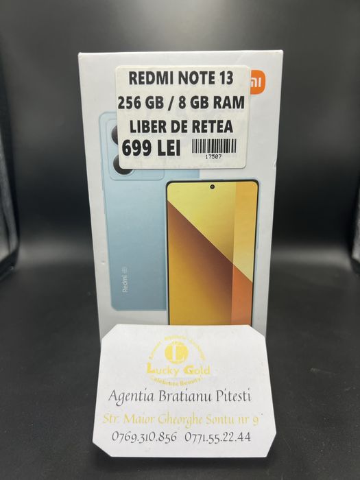 Redmi note 13 256 gb 8 gb ram cod 17507