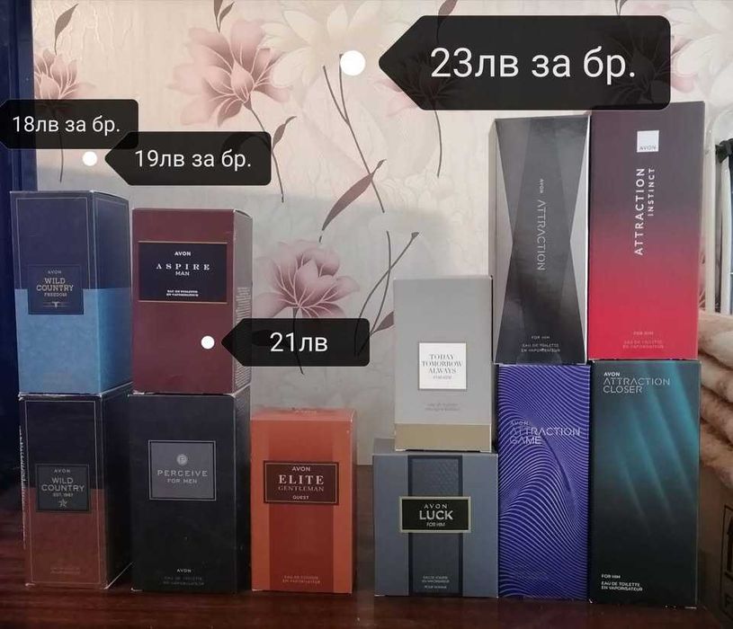 Мъжки  парфюми на AVON