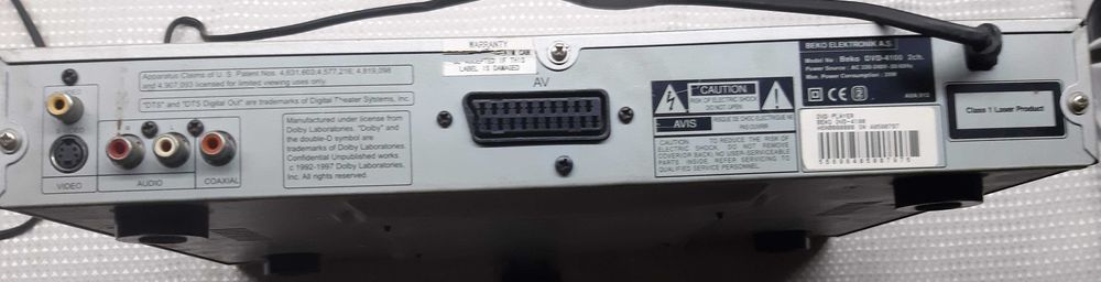 Player DVD Beko cd/dvd